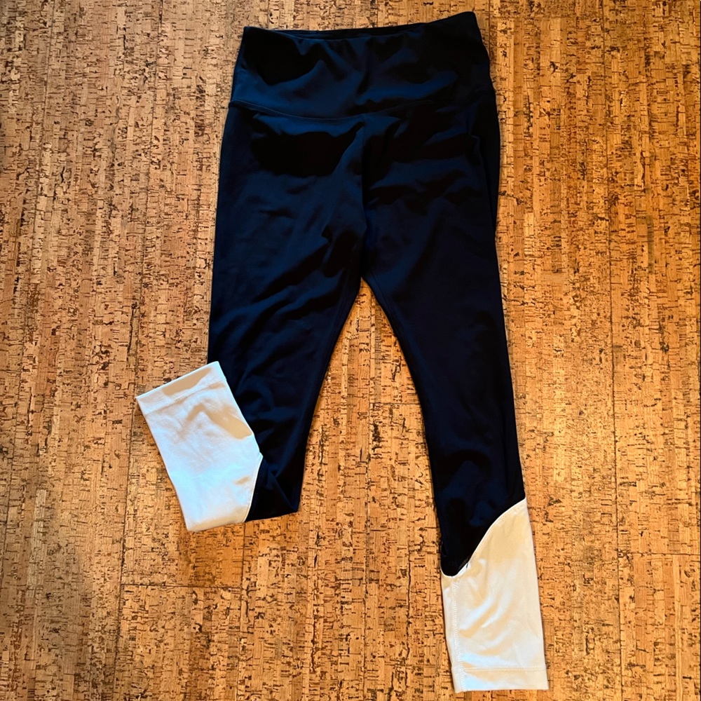 Women’s Adult XS, Kate Spade navy blue and white leggings